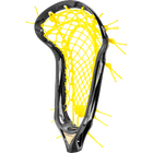 LYNX Ignition Runner Strung Women's Lacrosse Head - Yellow/Black